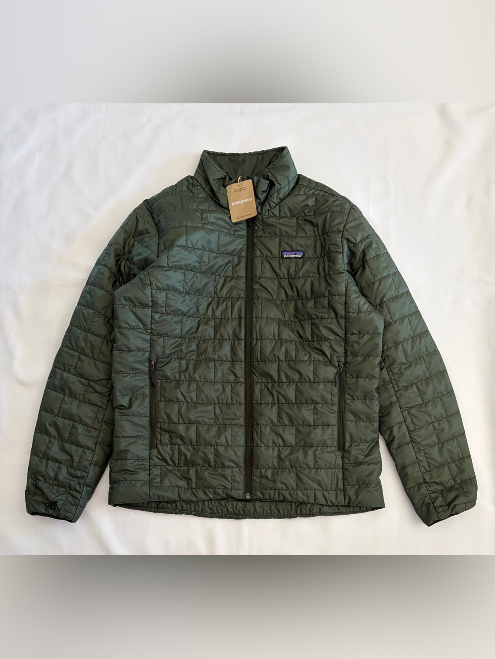 Patagonia Nano Puff Jacket Men's L Old Growth Green